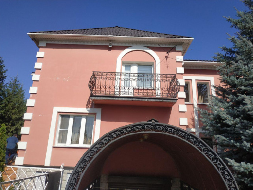 Кованое балконное ограждение 36