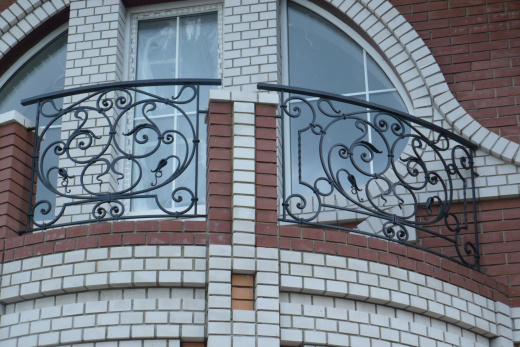 Кованое балконное ограждение 9