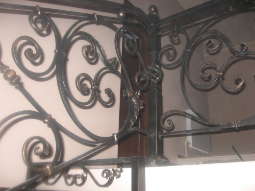 Кованое балконное ограждение 23