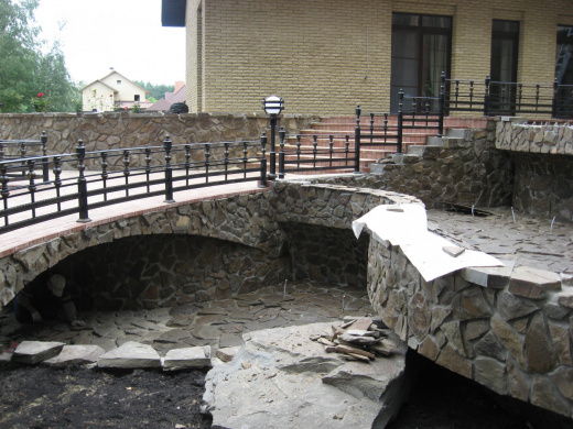 Кованое балконное ограждение 28