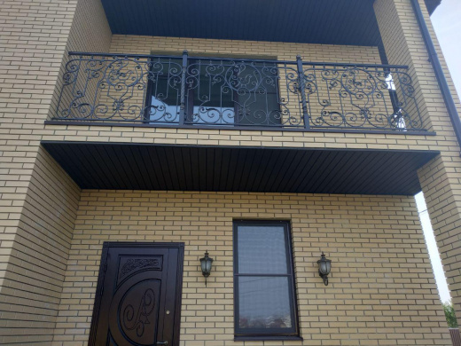 Кованое балконное ограждение 37