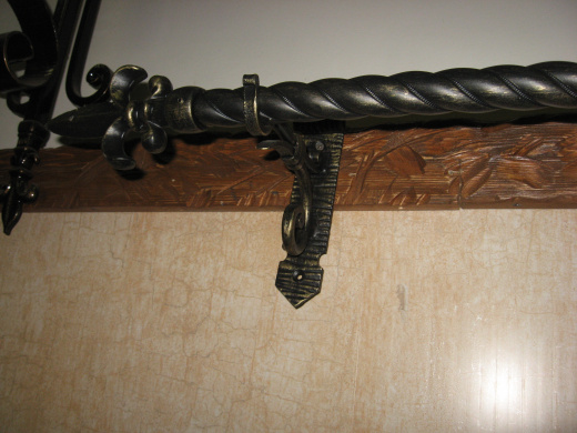 Кованый карниз