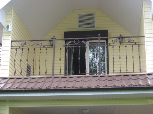 Кованое балконное ограждение 6