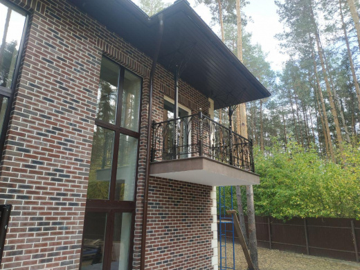 Кованое балконное ограждение 35