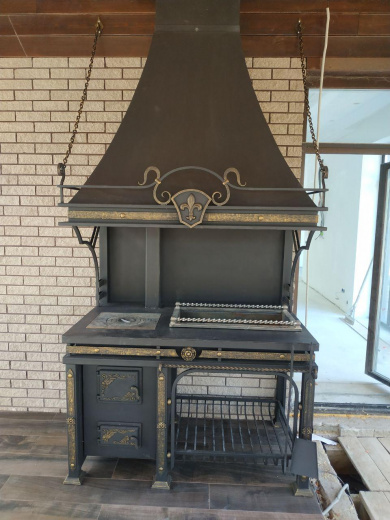 Кухонный комплекс полностью кованый 3