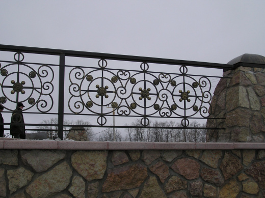 Кованое балконное ограждение 31