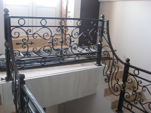 Кованое балконное ограждение 27