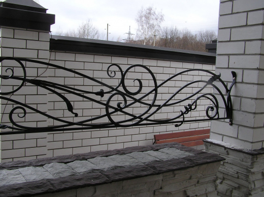Кованая оградка
