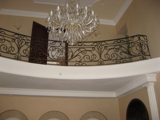 Кованое балконное ограждение 7