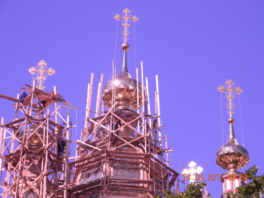 Крест на купол церкви