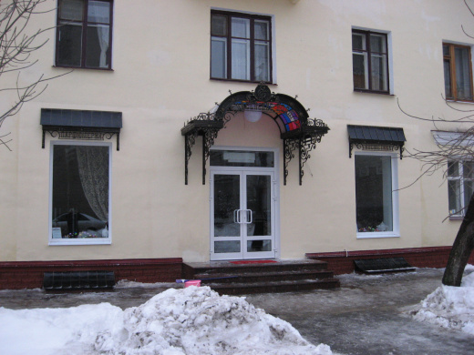 Кованый козырек 6