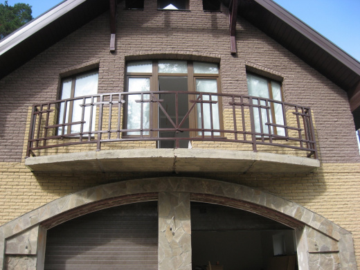 Кованое балконное ограждение 12