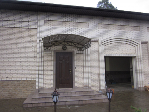 Кованый козырек 8