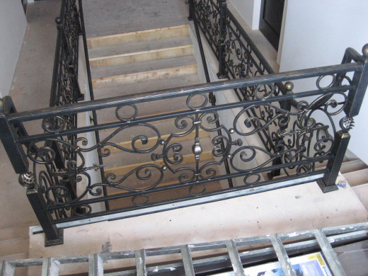 Кованое балконное ограждение 27