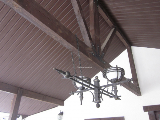 Кованая люстра 4