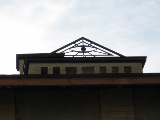 Дымник с элементами ковки 10