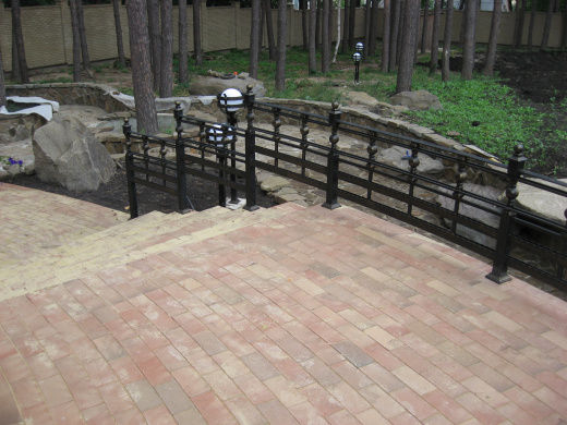 Кованое балконное ограждение 28