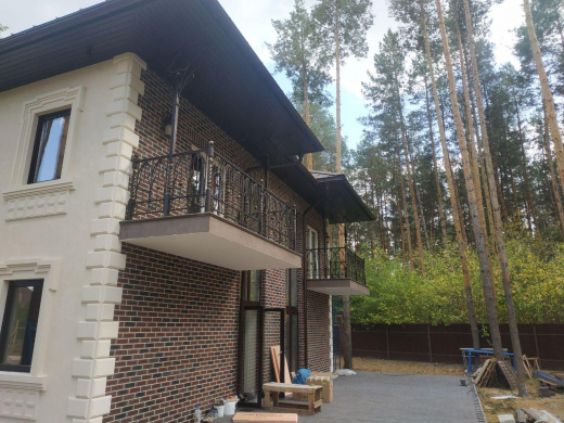 Кованое балконное ограждение 35