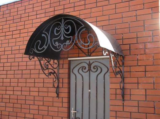 Кованый козырек 20