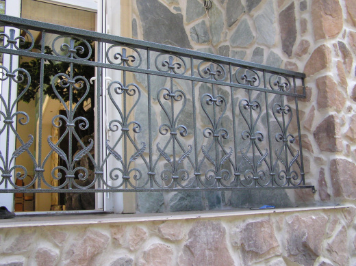Кованое балконное ограждение 30