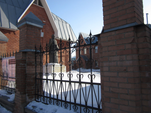Кованое ограждение основной части забора 7