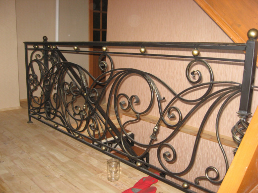Кованое балконное ограждение 23