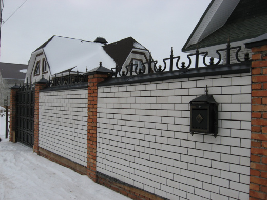 Кованое навершие ограды 2