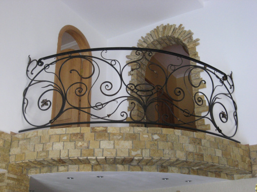 Кованое балконное ограждение 14