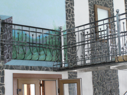 Кованое балконное ограждение 15