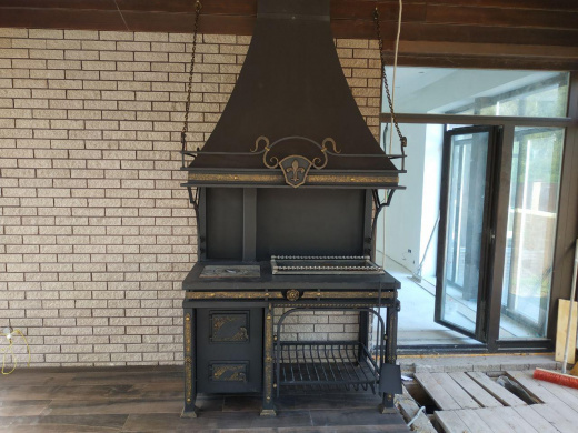 Кухонный комплекс полностью кованый 3