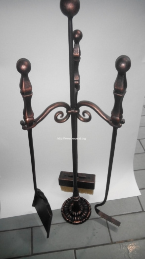 Каминный набор кованый