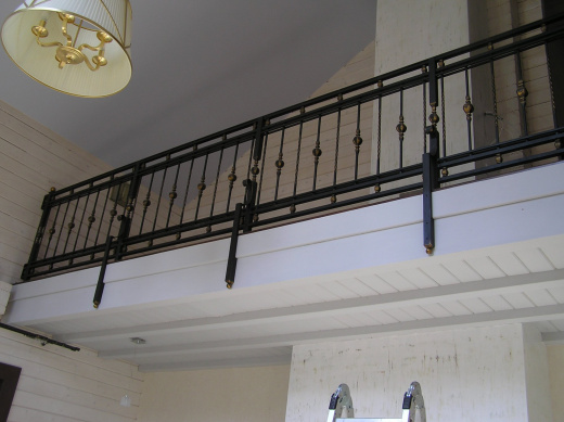 Кованое балконное ограждение 10