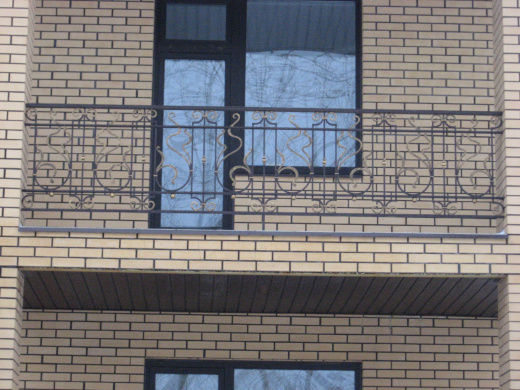 Кованое балконное ограждение 19