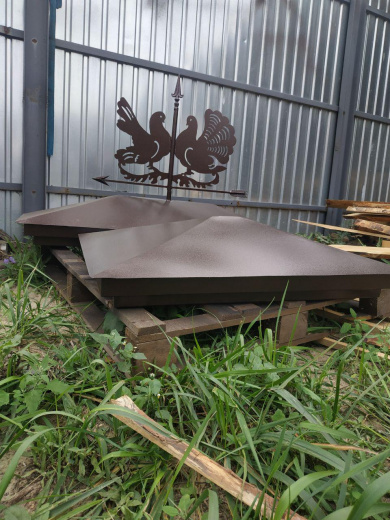 Дымник с элементами ковки 15