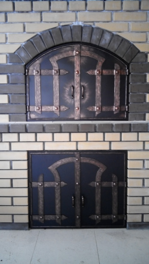 Заслонка для камина