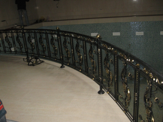 Кованое балконное ограждение 32