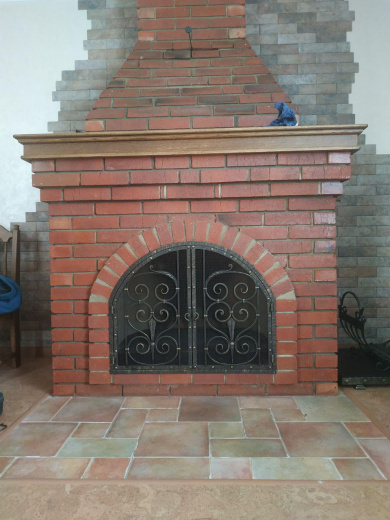 Заслонка для камина 3