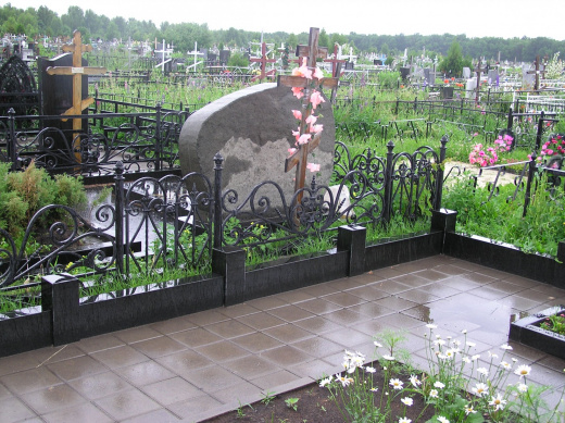 Оградка на могилу 7