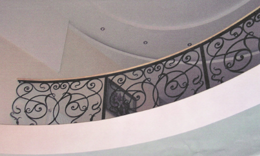 Кованое балконное ограждение 4