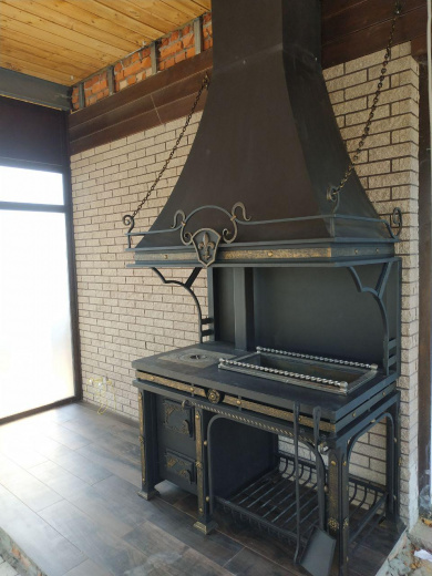 Кухонный комплекс полностью кованый 3