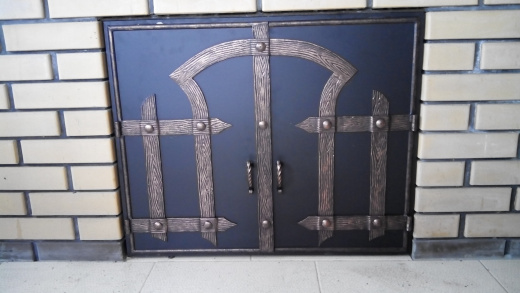 Заслонка для камина