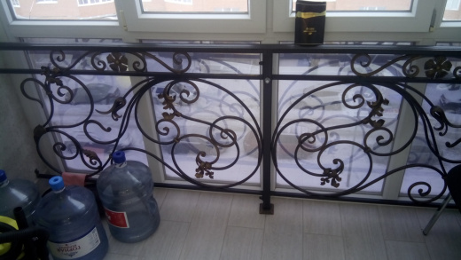 Кованое балконное ограждение 33
