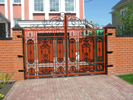 Ворота прозрачные декоративные 3