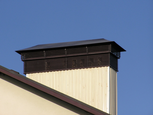 Дымник с элементами ковки 6