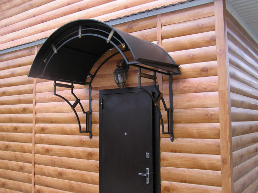 Кованый козырек 27