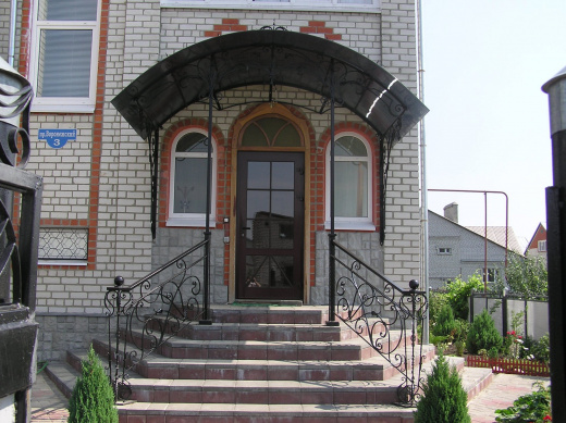 Кованый козырек 10