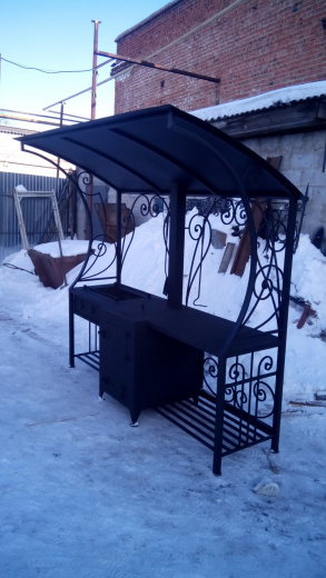 Кухонный комплекс полностью кованый