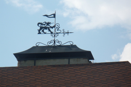 Дымник с флюгером 3