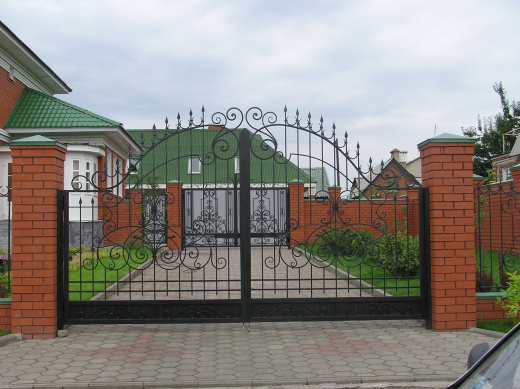 Ворота прозрачные 6