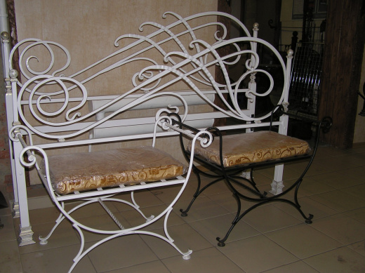 Кованый стульчак